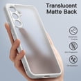 thumbnail image 4 of JETech Matte Case for Samsung Galaxy S23 FE 6.4-Inch with Upgraded Camera Protection, Translucent Frosted Matte Back Shockproof Protective Phone Cover (White), 4 of 6