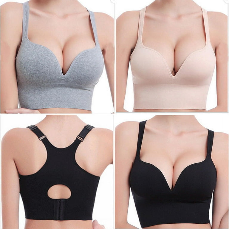 Molasus Bras for Women Seamless Wireless Full-Coverage Adjustable Stra