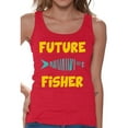 thumbnail image 1 of Awkward Styles Future Fisher Tanks for Her Women Tank Top Fisher T Shirt for Wife Future Fisher Tank Top for Women Fishing Clothes for Her Future Fisher Tank Top for Girlfriend Fishing Lovers, 1 of 4