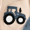 thumbnail image 5 of Odeerbi Infant Toddler Boys Girls Sweatsuits Sets Tractor Print Sport Sweatshirt Drawstring Elastic Waist Jogger Sweatpants 2 Piece Outfit Set, 5 of 9