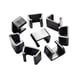 thumbnail image 1 of Injueey 8 Uds. Clips para muebles, abrazaderas de plástico para muebles, Clips firmes para muebles de Patio, Clips pequeños para sillas de mimbre, Conjuntos de muebles de dormitorio Injueey HA015736-00, 1 of 6