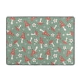 thumbnail image 7 of Area Rugs For Living Room Decor - Retro Hippie Groovy Mushroom Soft Anti Slip Throw Washable Rugs 5x7 For Bedroom, Indoor Carpet For Bedroom Living Room 80x58In, 7 of 7