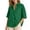 *Army Green, variant on ClodeEU Women's Collar Short Sleeve Button Down Shirts,Casual Loose Fit Blouses ,Women's Plus L