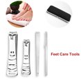 thumbnail image 4 of Juego profesional de 15 piezas para cuidado de uñas en acero inoxidable color rosa - Incluye cortaúñas, limas y herramientas de belleza con estuche portátil, 4 of 6
