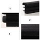thumbnail image 4 of GOOHOCHY 100 tapones de tubo para patas de muebles, cuadrados, para insertar en los extremos, 4 of 8