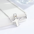 thumbnail image 2 of Coachuhhar Cross Necklace for Women 925 Sterling Silver Mustard Seed Mountain Pendant Necklace Christian Jewelry Mother's Day Gifts with Mom Wife, 2 of 7