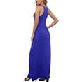 thumbnail image 3 of HAOMEILI Women's Summer Sleeveless Loose Maxi Dress Casual Long Dress with Pockets 2025 New, 3 of 6