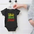 thumbnail image 5 of Say it Loud Black and Proud Quote Bodysuit Jumper Girls Infant Baby Brisco Brands NB, 5 of 6