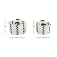 thumbnail image 4 of DecMode 12", 10" White Polyester Country Storage Basket, 2 - Pieces, 4 of 8