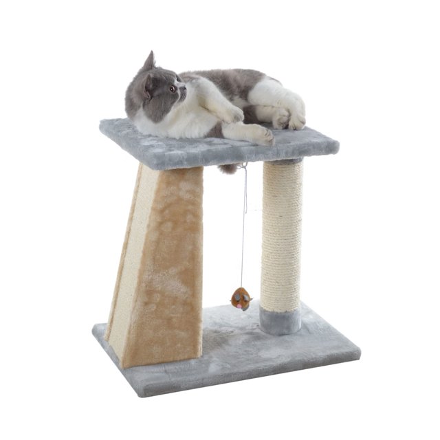 Rascador para Gatos Armarkat X2001 de Madera con Dos Niveles y Sisal