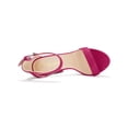thumbnail image 4 of BLISSFUL STEP Women's Shoes Faux Suede Ankle Strap Open Toe High Chunky Heel Platform Sandals Hot Pink 7, 4 of 7