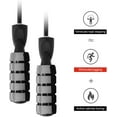 thumbnail image 2 of Cordless Jump Rope Tangle-Free Rapid Speed Skipping Ropes for Fitness Weighted Jump Rope with Non-Slip Memory Foam Handles for Kids Adults, 2 of 7