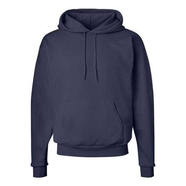 Hanes EcoSmart Pullover Sudadera con capucha azul marino grande Hanes P170
