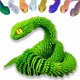 thumbnail image 1 of Juguete impreso en 3D con forma de serpiente articulada, junta flexible, de resina, 60 cm, 1 of 7