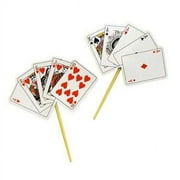 Playing Cards Cupcake Picks (12 pieces)
