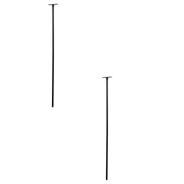 Woodlink 25276 HDPOLE 3 Pc 72" Bird Feeder Birdhouse Mounting Pole Kit (2 Pack)