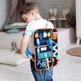 thumbnail image 2 of Niños Vestir Tablero De Aprendizaje Mochila Habilidades De Vestir Placa De Aprendizaje Habilidad Básica Intelectual Con Hebillas Gancho De Cordones Para La Escuela En El Hogar Educación Temprana Scienceny FN002904-00, 2 of 6