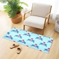 thumbnail image 6 of Dailycode Shark with Love Balloon Bathroom Rugs Non Slip Absorbent Soft Plush Quick Dry Bath Mat, 39"x20", 6 of 8