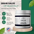 thumbnail image 4 of Draw Salve for Skin Relief with Activated Charcoal Made in the USA, 4 of 6