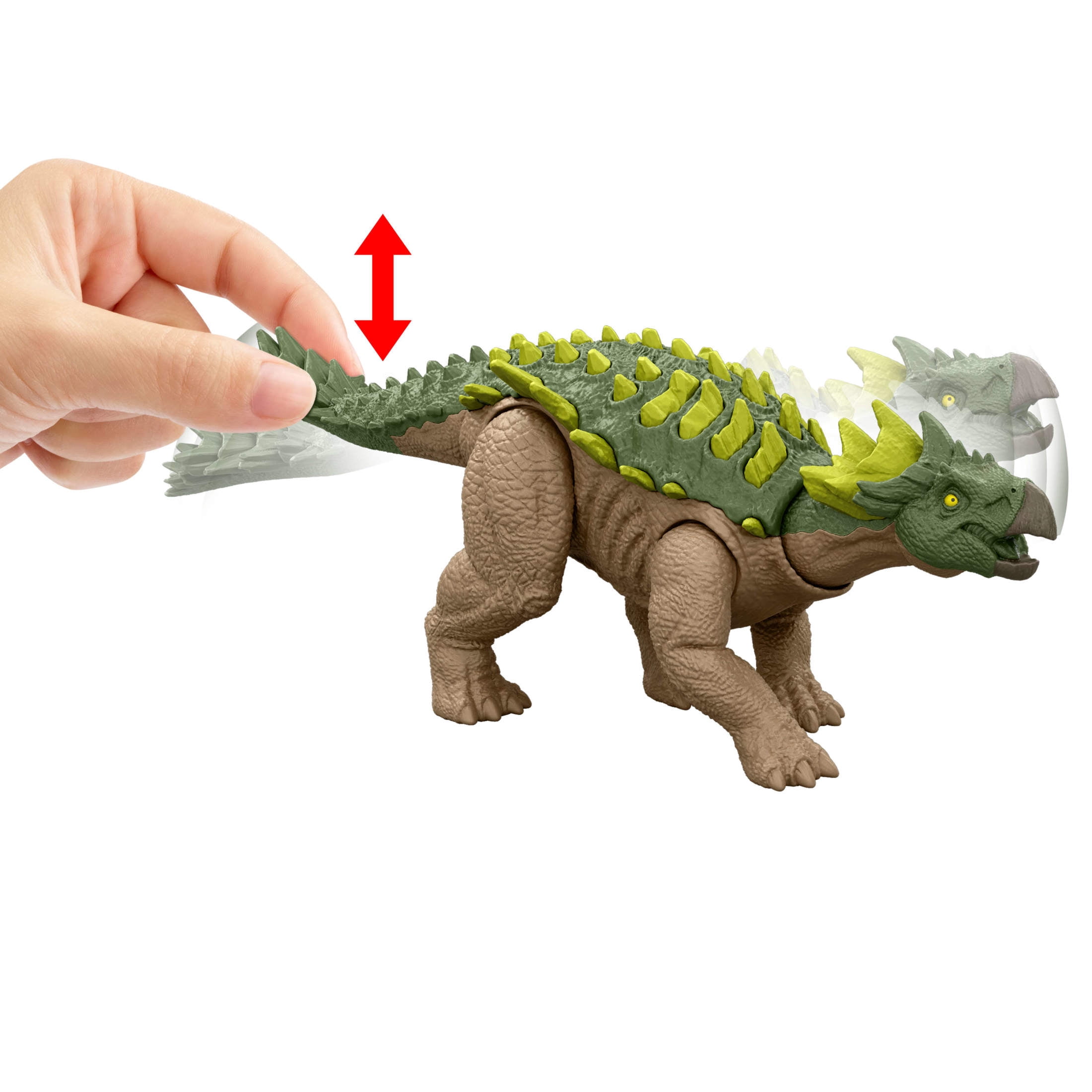 Jurassic World Rebirth Strike Attack Yuxisaurus Dinosaur Toy, Single Strike Action, Posable