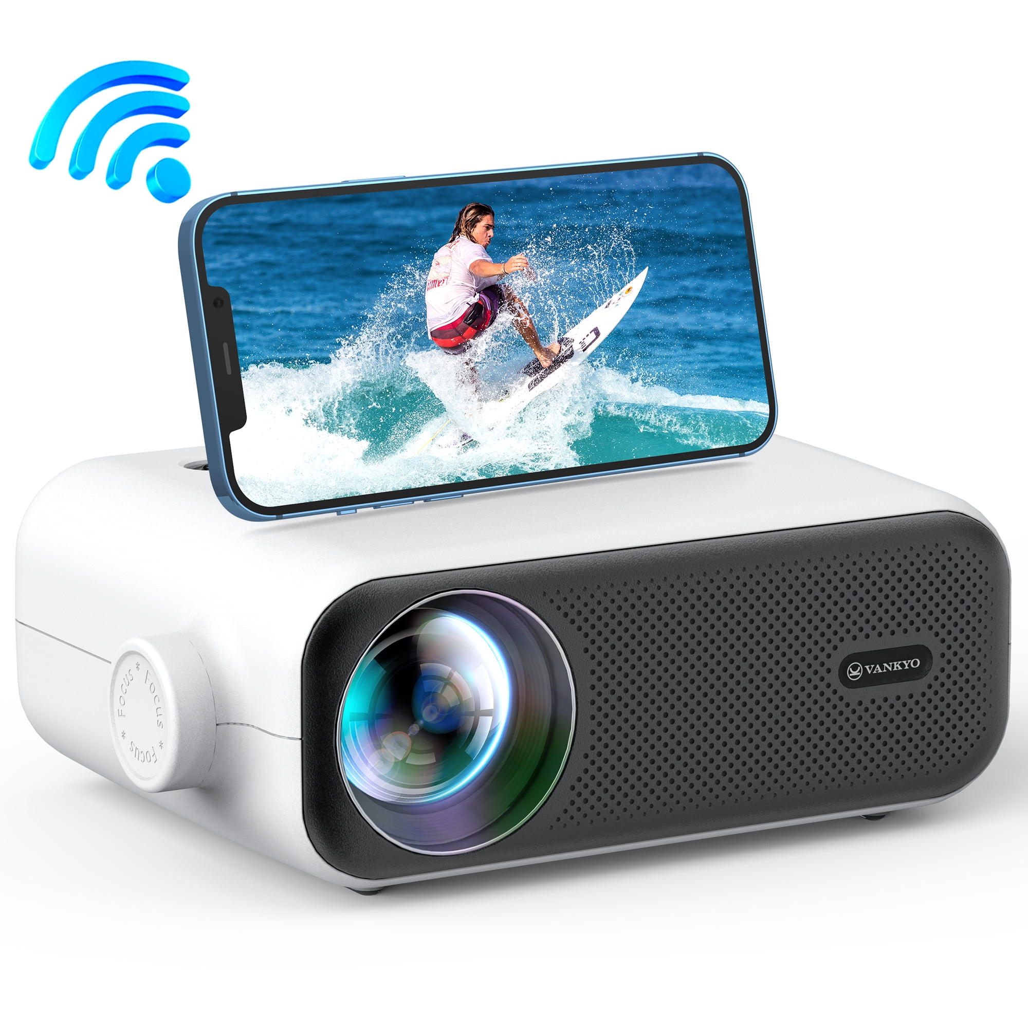 Overlegenhed Microbe skuffet VANKYO Leisure 330W WiFi Mini Projector, Full HD 1080P supported LCD Movie  Projector, 211" Projection Size Portable Video Porjector, Compatible with  TV Stick, HDMI, USB, iOS & Android - Walmart.com