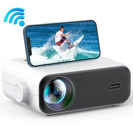 VANKYO Leisure 330W WiFi Mini Projector, Full HD 1080P supported LCD Movie Projector, 211" Projection Size Portable Video Projector, Compatible with TV Stick, HDMI, USB, iOS & Android