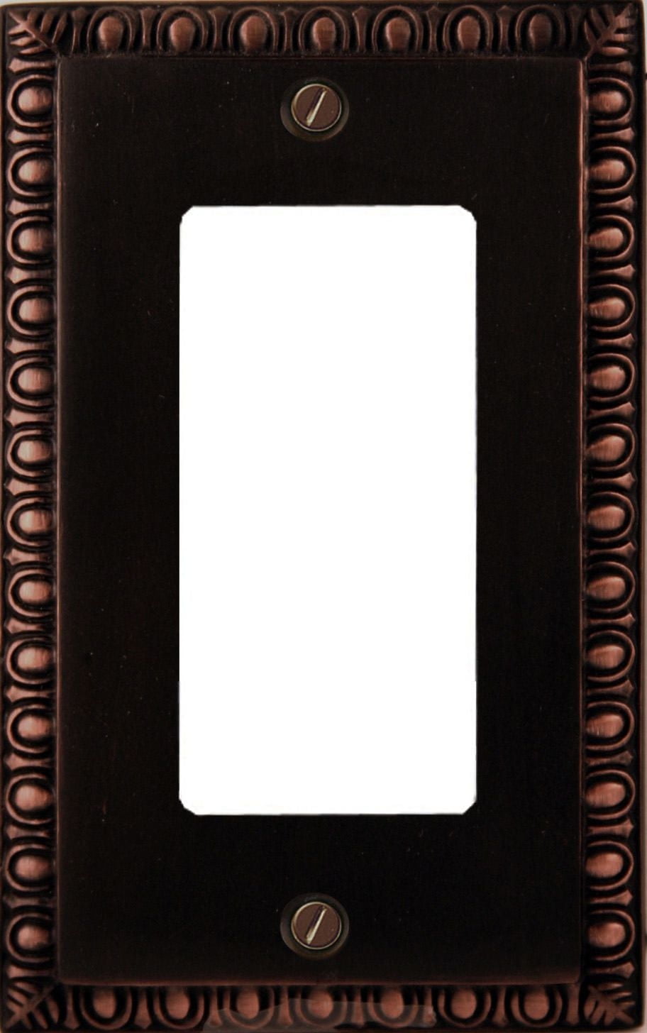 Atron Electro Industries Beading Oil Rubbed Bronze Rocker Wall Plate