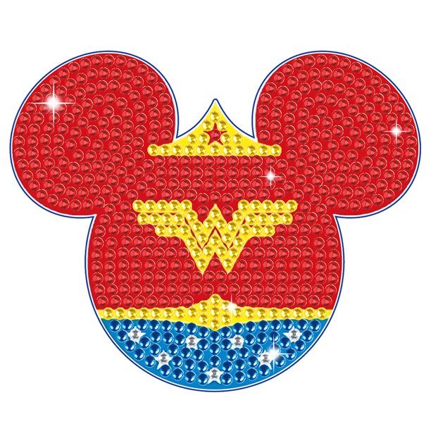 Posavasos Cristal para Tapete Tazas Con Diamantes Kit Pintura DIY Mickey