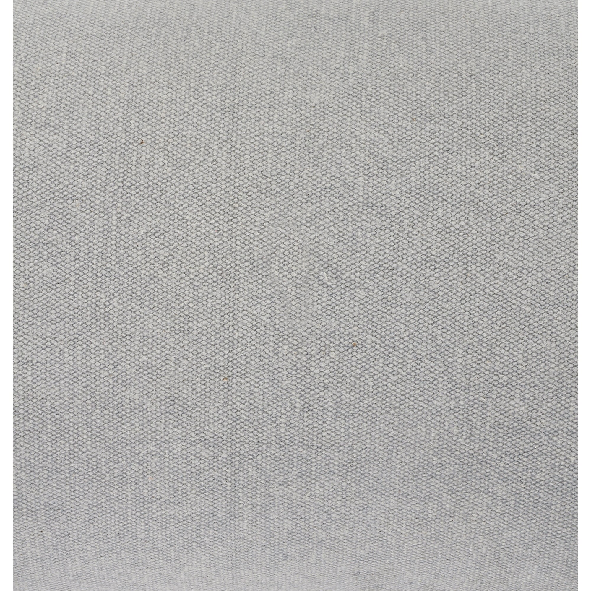 Harlow Hill Solid Loomed Square Cotton Throw Pillow Cover - 20" - Gray