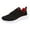 Red, variant on Running Shoes for Men Mens Running Sneaker Casual Shoes Leather Sport Shoes Breathable Comfortable Walking Shoes Black,42