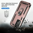 thumbnail image 6 of Xhy Samsung Galaxy A23 5G Case with Screen Protector and Magnetic Ring Mount Kickstand Military Grade Full Body Double Layer Drop Protection Rugged Durable for Galaxy A23 5G Phone - Rose Gold, 6 of 10