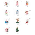 thumbnail image 3 of KOYPTL 11pcs-Tabletop Christmas Decoration for Bedroom Fireplace,Santa Snowman Resin Microlandscape Statue Ornament for Clear Xmas Ball Doll House Crystal Ball Accessories Chrismtas Stocking Stuffers, 3 of 7