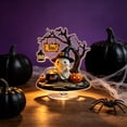 thumbnail image 6 of Halloween Decorations Indoor Clearance, 2D Halloween Spinning Acrylic Tabletop Figurine – Cute Ghost 360-Degree Rotating Ornament, for Mantel, Shelf, Desk & Halloween Gifts (C), 6 of 6
