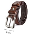 thumbnail image 4 of Mens Cowskin Belts Genuine Leather Ratchet 1 3/8" for Casual Jean, 4 of 8