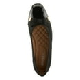 thumbnail image 3 of Patrizia Ainosa Women’s Faux Leather and Bouclé Ballet Flats with Bow Detail, 3 of 7