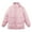 Pink, variant on Breezora Women's Warm Winter Padded Jacket Loose Fit Thick Insulated Long Sleeve Coat with Hood L Size Black