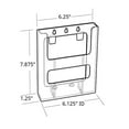thumbnail image 2 of Azar 252323 12-Pocket Bifold Size Wall Mount Display, 2 of 3