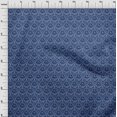 thumbnail image 3 of oneOone Georgette Viscose Fabric Leaves & Floral Block Printed Craft Fabric BTY 42 Inch Wide, 3 of 5