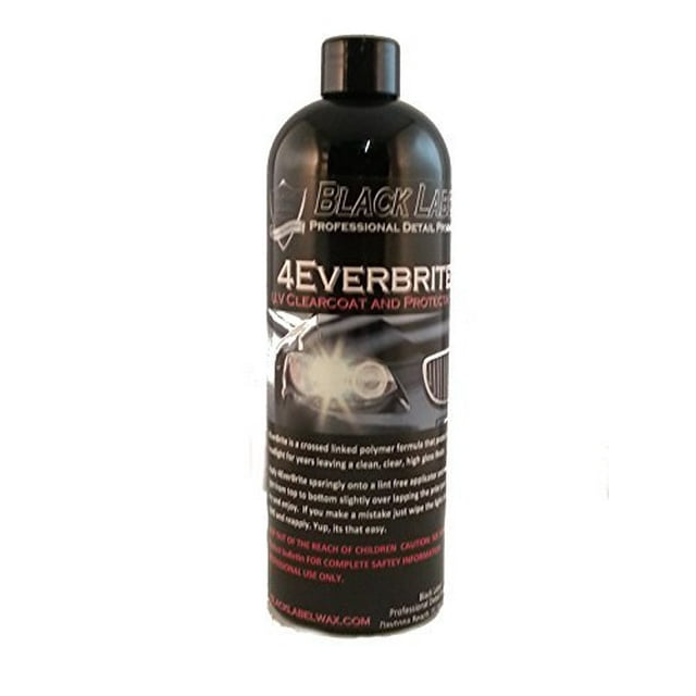 Blacklabel 4Everclear Headlight U.V. Clear Coat with 4 Free applicators and tip.