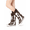 coffee, variant on Women's Graffiti Canvas Slouch Boots, Folded Cuff Stacked Ankle Booties