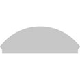 thumbnail image 5 of Ekena Millwork 64"W x 22-7/8"H x 2-3/4"P Segment Arch 4 Spoke Architectural Grade PVC Combination Pediment, 5 of 7