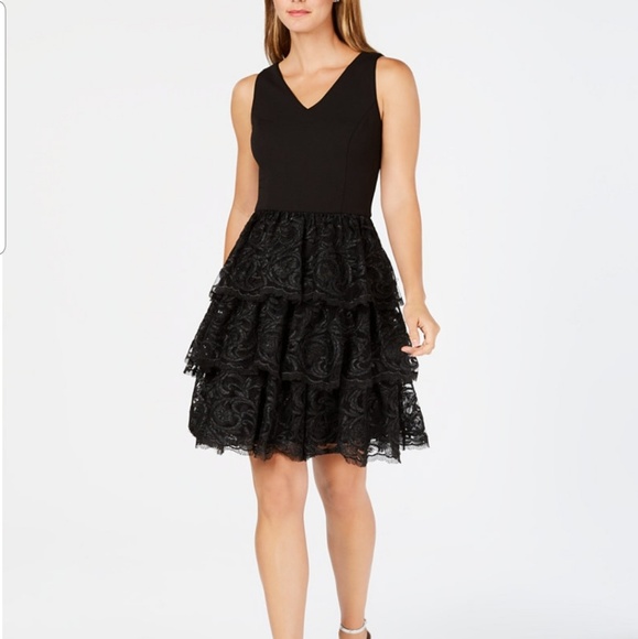 julia jordan fit and flare dress