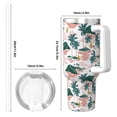 thumbnail image 4 of Pofeuu Hawaii Palms Print 40oz Ice Bully With Handle And Straw Stainless Steel Vacuum Insulated Cup And 2 In 1 Straw Lid, 4 of 8