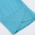 thumbnail image 5 of PENGXIANG Pantalons en Lin pour Femmes Été Décontracté Capri Jambes Larges Ourlet Tulipe Pantalons Raccourcis, 5 of 5