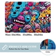 thumbnail image 2 of Graffiti Non-Slip Machine Washable Polyester Kitchen Mat Indoor Rug Kitchen Rug, 2 of 6