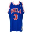 thumbnail image 4 of Allen Iverson Signed Philadelphia 76ers Blue 1996-97 M&N Jersey PSA/DNA, 4 of 5