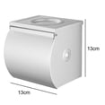 thumbnail image 2 of Elegante soporte para papel higiénico de pared, accesorio universal de acero inoxidable para baño, cocina (ahorro de espacio), 2 of 5
