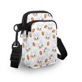 thumbnail image 3 of HELLHERO Christmas Reindeer with Adjustable Strap Crossbody Small Crossbody Bags 4.33x1.97x7.09 for Men, Women Polyester, 3 of 7