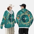 thumbnail image 4 of Lsque Around The Planet UPF 50+ Lightweight Sun Protection Men's Women's Long Sleeve Shirt, Hoodie Performance -X-Large, 4 of 9