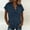 Navy, variant on BUIGTTKLOP Women's Blouses Dressy Boho Casual Ruffle Short Sleeve Tops Business Outfits Ladies Summer 2026 Trendy Work Shirts